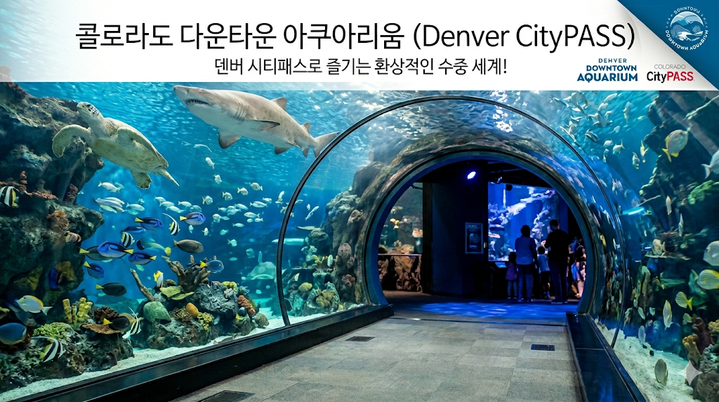 콜로라도 다운타운 아쿠아리움/ 덴버시티패스/